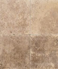 Rectangle travertine paving in a brown colour