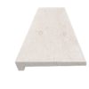 White Dropface Coping Tile in Limestone
