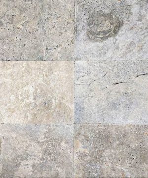 Oyster Silver Travertine Tiles