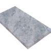Square edge silver travertine coping tile