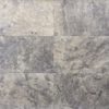 Grey, white and silver travertine tiles